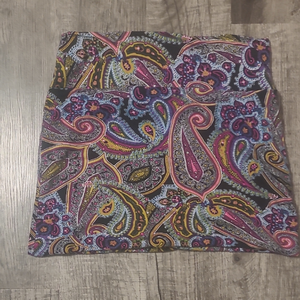 Body Central Multicolor Paisley Skirt
